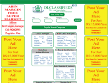 Tablet Screenshot of dlclassifieds.com